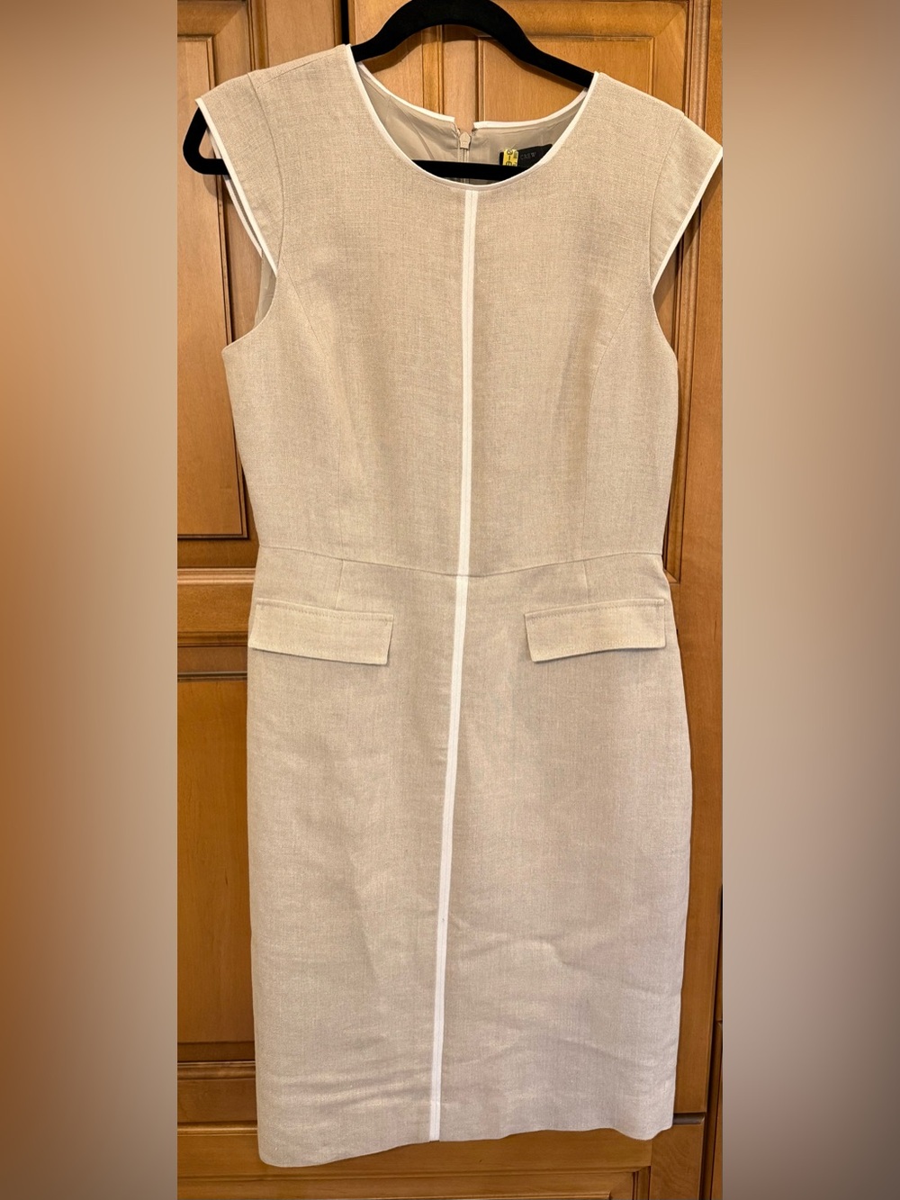 J. Crew Linen Sheath Dress
